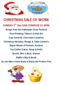 sale of work flyer