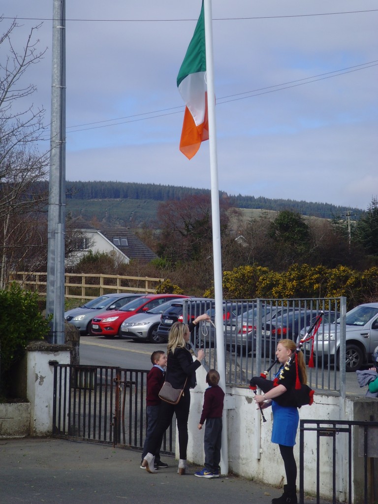 1916 flag raise